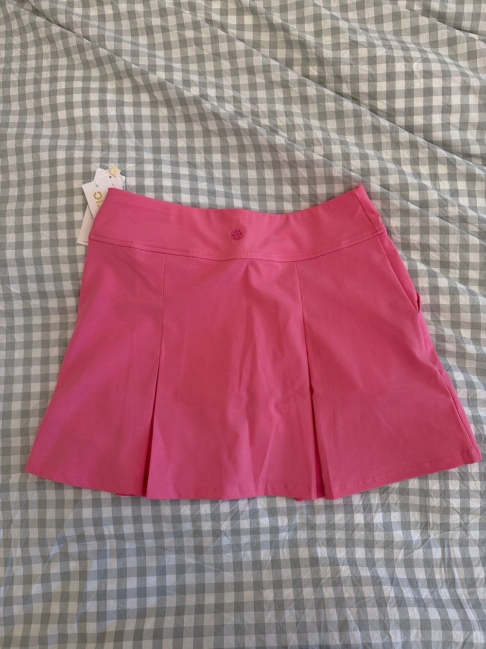 Lilly Pulitzer Hot Pink Pleated Shasta Skort - Picture 3 of 4